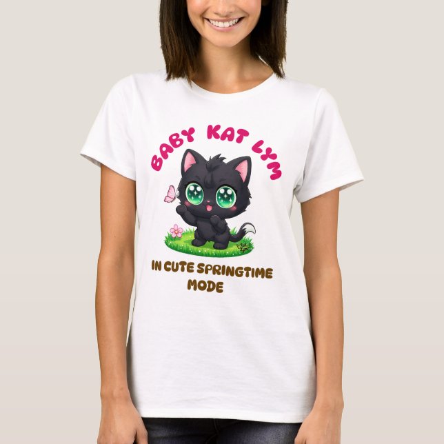Camiseta Baby Kat Lym In Cute Springtime Mode (Frente)