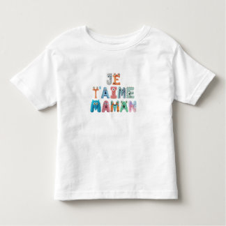 Camiseta baby love- Je t'aime Maman
