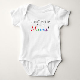 Camiseta Baby Mama dizendo diversão na Criança