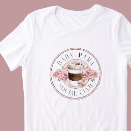 Camiseta Baby Mama Social Club Pink