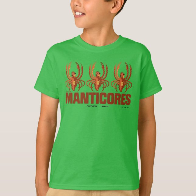 Camiseta Baby Manticores Vintage Graphic (Frente)
