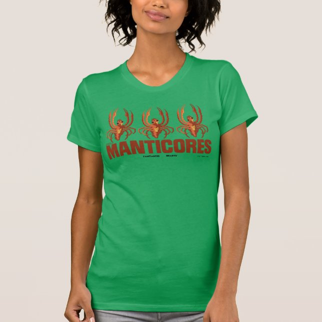 Camiseta Baby Manticores Vintage Graphic (Frente)
