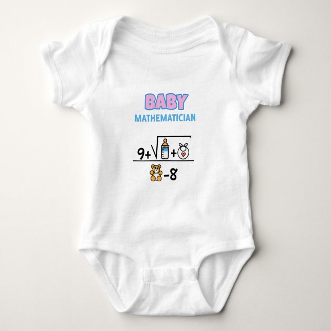 Camiseta Baby Mathematician (Frente)