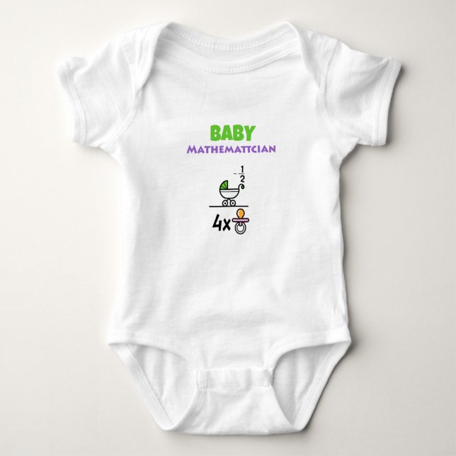 Camiseta Baby Mathematician (Frente)