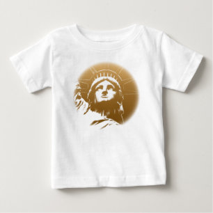 Camiseta Baby Nova York NYC Estátua da Liberdade L