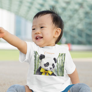 Camiseta Baby Panda Gênero Neutro