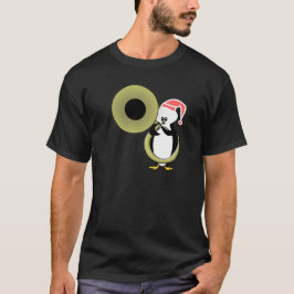Camiseta Baby Penguin com Tuba