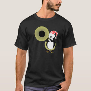 Camiseta Baby Penguin com Tuba