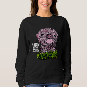 Camiseta Baby Pig for Girls Who Love Pigs Pig Need Love 2