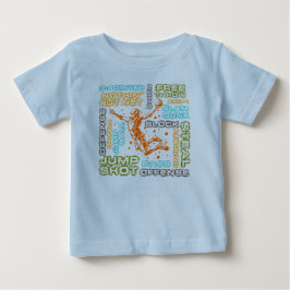 Camiseta Baby Romper, Basquete