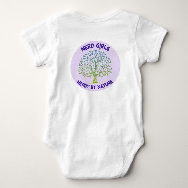 Camiseta Baby Romper - Nerdy pela Natureza (Verso)