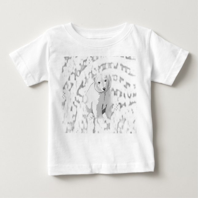Camiseta Baby Romper Polar Bear (Frente)