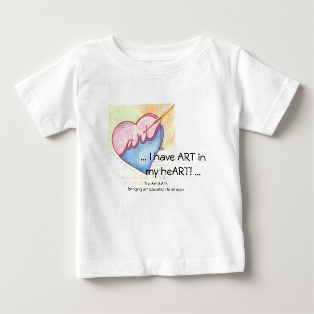 Camiseta Baby Rompers - Art G.A.P. (Frente)