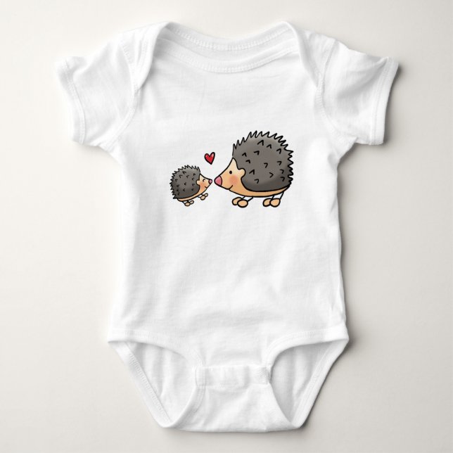 Camiseta Baby rompertje met egeltjes (Frente)
