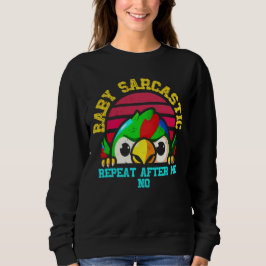 Camiseta Baby Sarcastic Parrot: Funny Bird