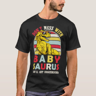 Camiseta Baby Saurus Shirt Babysaurs Dinossaur Baby An