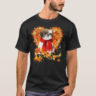 Camiseta Baby Shih Tzu Love Fall Season Autumn For Dog