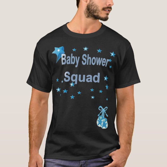 Camiseta Baby Shower Squad squad -  (Frente)