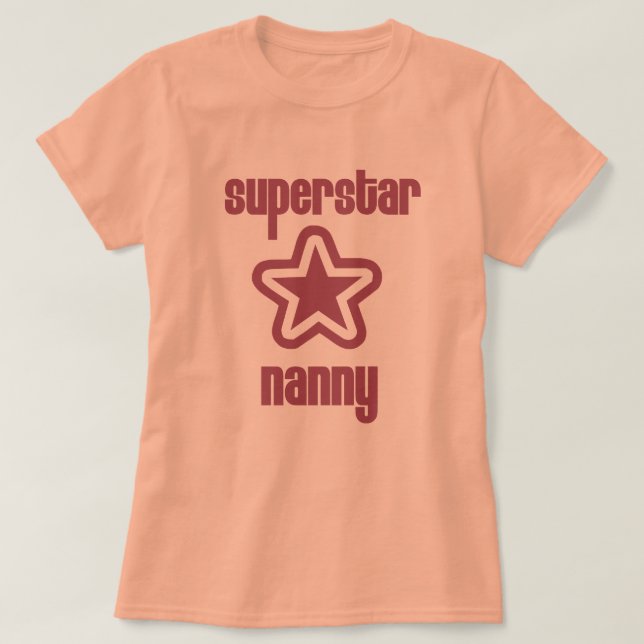 Camiseta Baby-sitter da estrela mundial (Frente do Design)