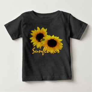 Camiseta Baby Sunflower Camiseta Personalizada Sun