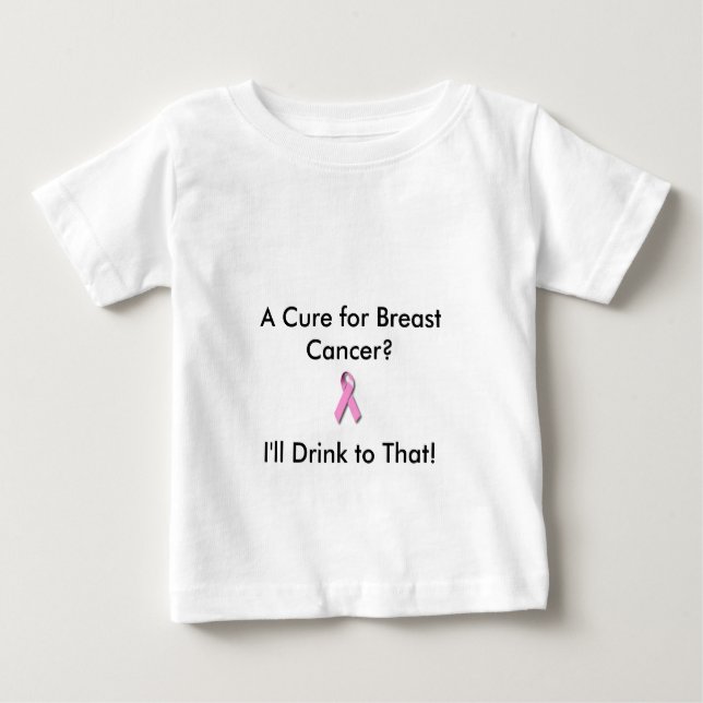 Camiseta Baby T para a cura (Frente)
