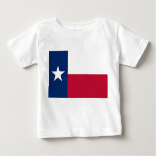 Camiseta Baby T Shirt com Flag do Texas, EUA