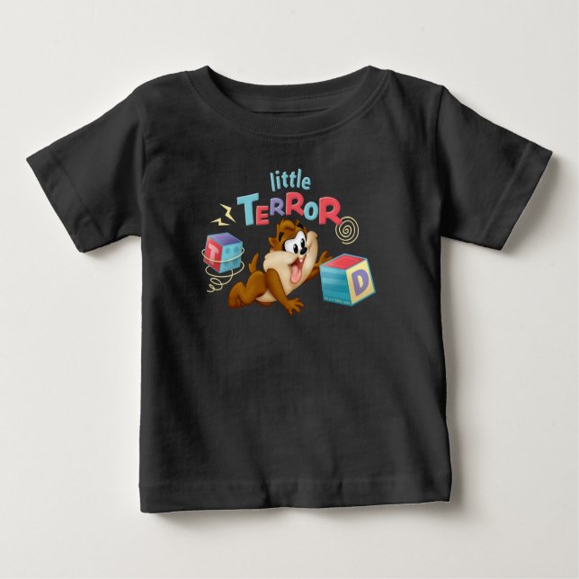 Camiseta Baby TAZ™ | Pequeno Terror (Frente)