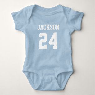 Camiseta Baby Team Jersey Number e Monograma