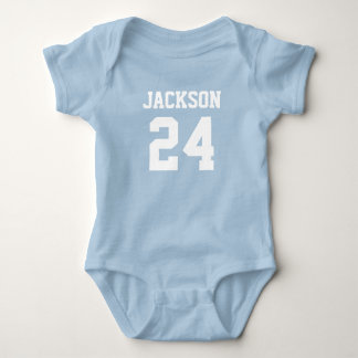 Camiseta Baby Team Jersey Number e Monograma