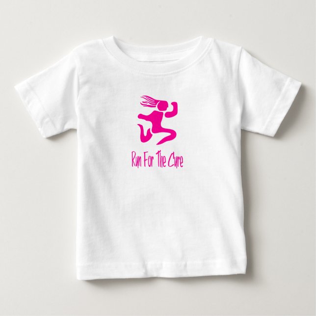 Camiseta Baby Tee Corra Para a Cura (Frente)