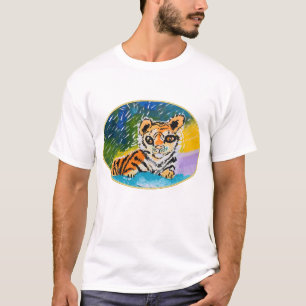 Camiseta Baby Tiger "Art by Kids"