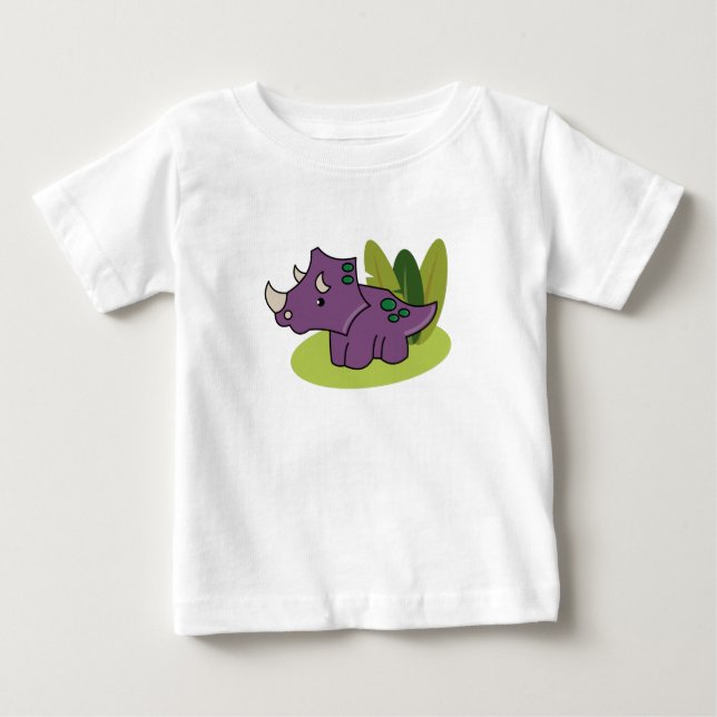 Camiseta Baby Triceratops Baby T Shirt (Frente)