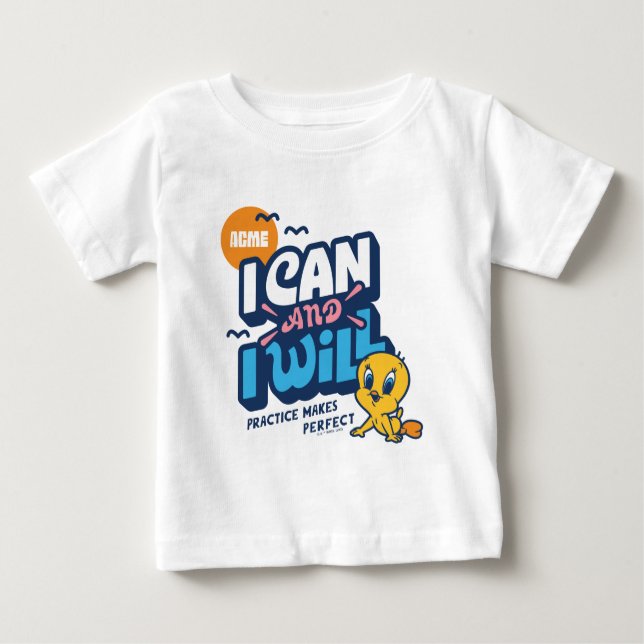 Camiseta Baby TWEETY™ - Eu Posso E Eu Vou (Frente)