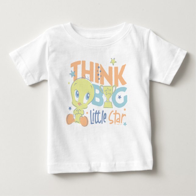 Camiseta Baby TWEETY™ - Pense em uma estrela grande (Frente)