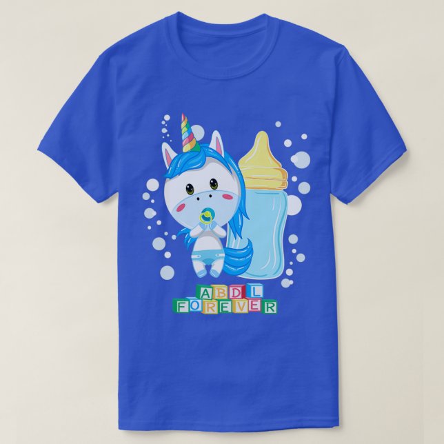 Camiseta BABY UNICORN ABDL FOREVER Agplay (Frente do Design)