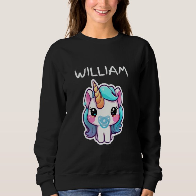 Camiseta Baby Unicorn com Blue Pacifier Personalizado para  (Frente)