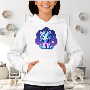 Camiseta Baby Unicorn In PJ's Hoodie