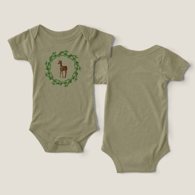 Camiseta Baby Unisex Cotton Bodyfatos (Design Frente e Verso)