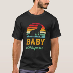Camiseta Baby Whisperer Engraçado Treinador de Trabalho Dou