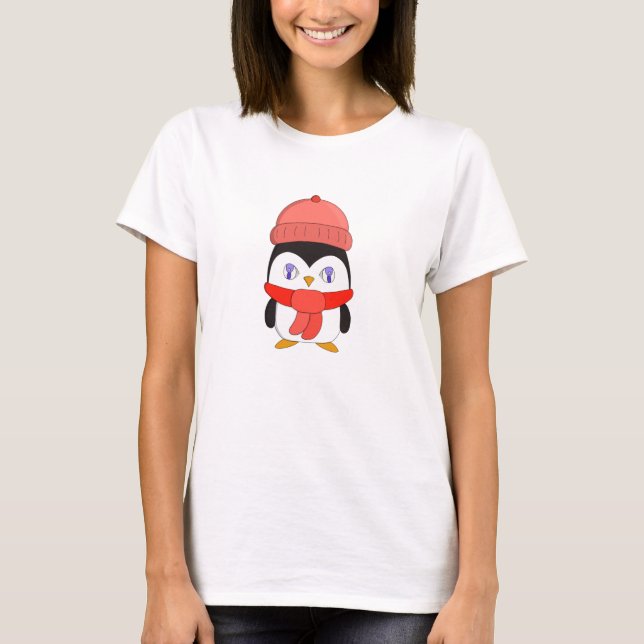 Camiseta Baby Winter Penguin (Frente)