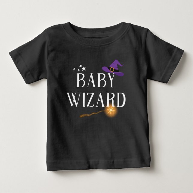 Camiseta Baby Wizard - Family Matching Halloween (Frente)