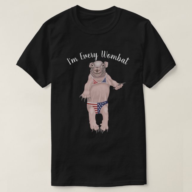Camiseta Baby Wombat (Frente do Design)