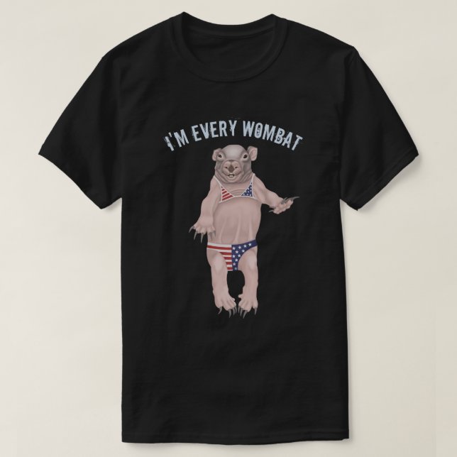 Camiseta Baby Wombat (Frente do Design)