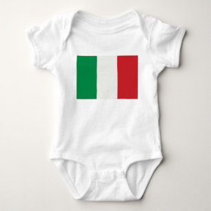 Camiseta Babybody com Itália estandarte