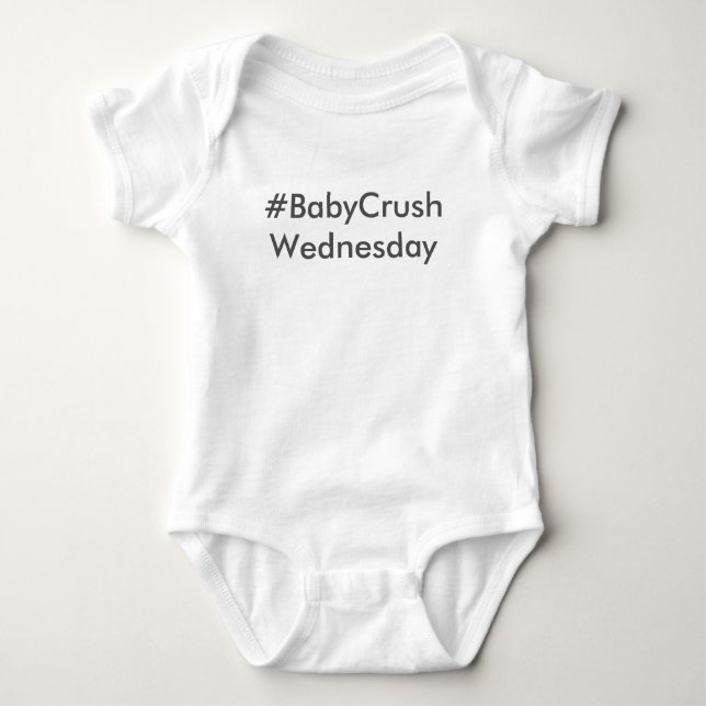 Camiseta #BabyCrushWednesday (Frente)