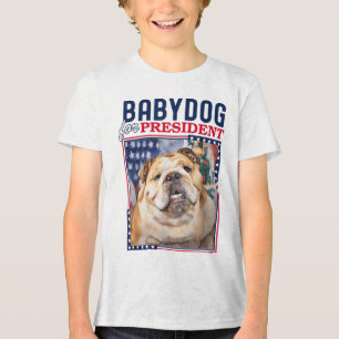 Camiseta Babydog Para Presidente Senador Jim Justice Inglês