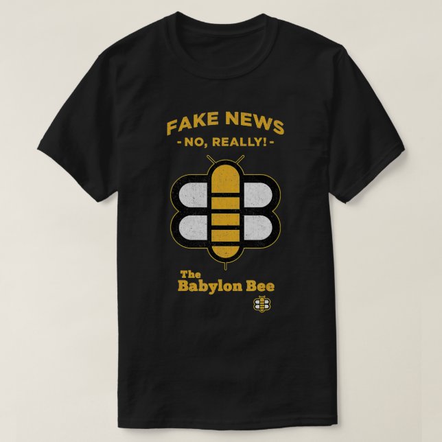 Camiseta Babylon Bee Engraçado As Eleições De 2024 Notícias (Frente do Design)