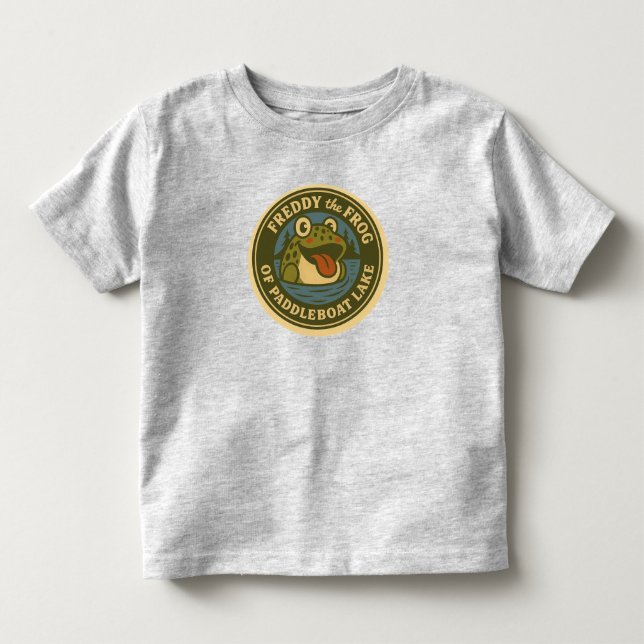 Camiseta Baby's Tee Freddy Frog Tee do Lago do Barco a Remo (Frente)
