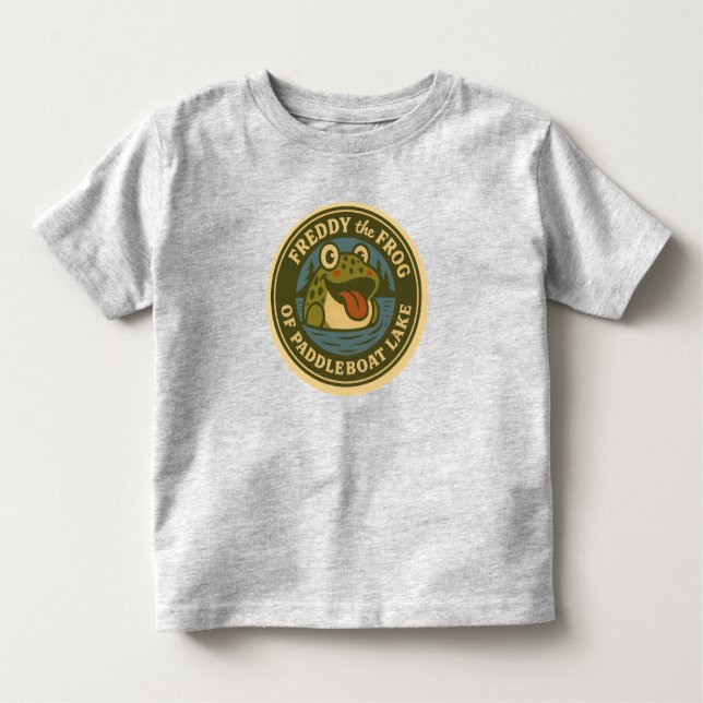 Camiseta Baby's Tee Freddy Frog Tee of Paddleboat Lake (Frente)