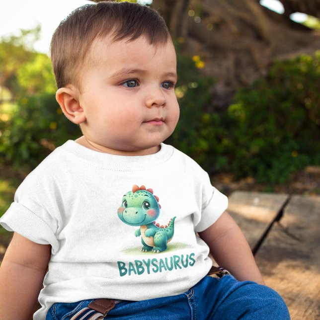 Camiseta Babysaurus alegres (Criador carregado)